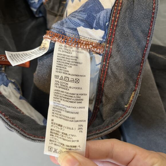 Tommy Bahama Sand Drifter Authentic Straight Jeans Men's Size 35 X 28 Gray - Picture 7 of 14